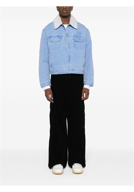 Giacca in denim imbottita in azzurro - donna ACNE STUDIOS FACE | C90161AQO